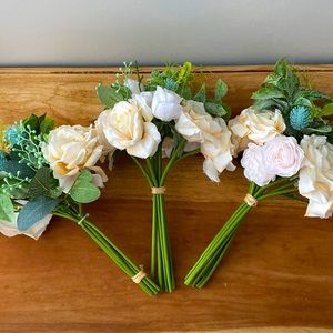 Artificial flower bouquets